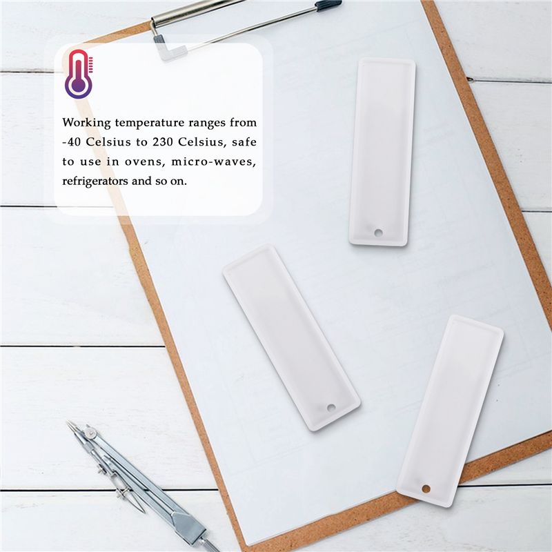 ABJN-6 Pcs/Set Rectangle Silic - Silicone Epoxy Resin Molds Set review and price