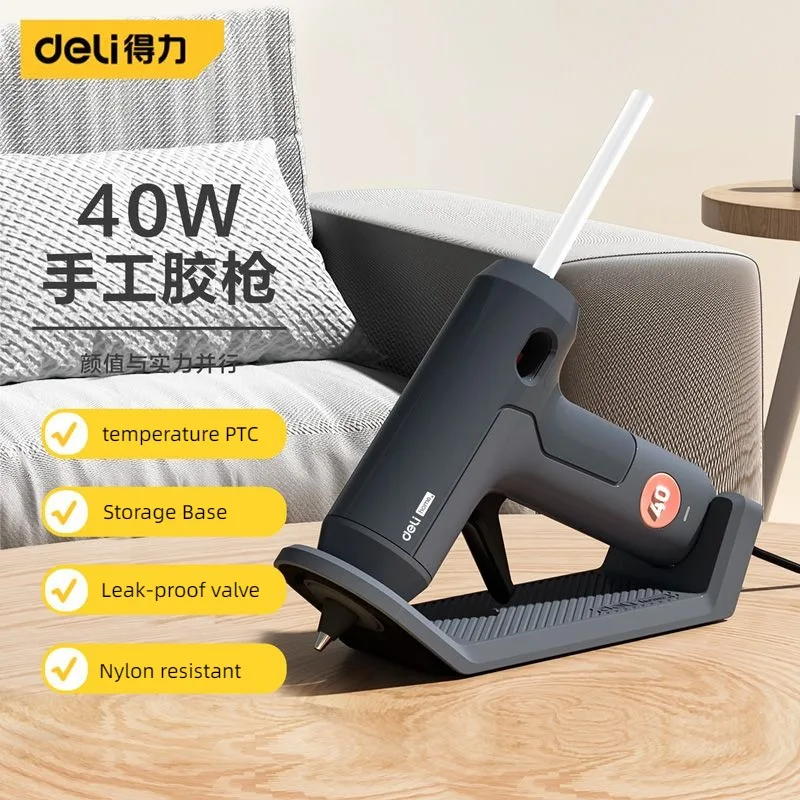 Deli 40W Hot Melt Glue Gun Wit - Hot Melt Glue Gun Cordless review and price